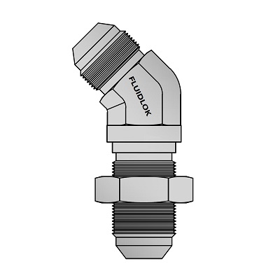 JIC Bulkhead Union Elbow 45° (Ref. 2702)