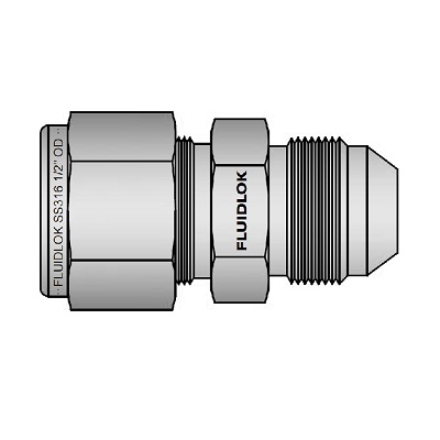 An Male Connector 37° JIC