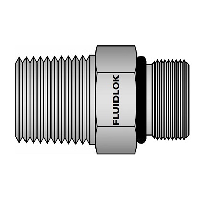 Hex Nipple - NPT X METRIC