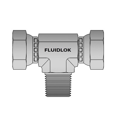 Pipe Swivel Male Branch Tee (Ref. 1601)