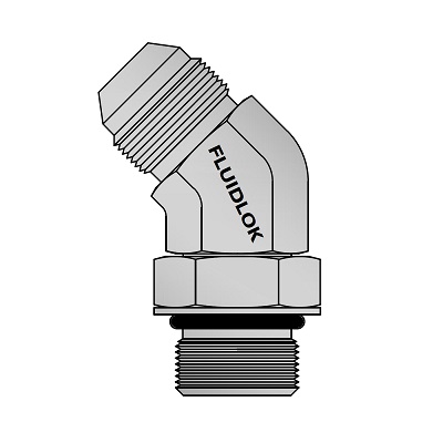 JIC Adjustable Male Elbow 45°-UF (Ref. 6802)