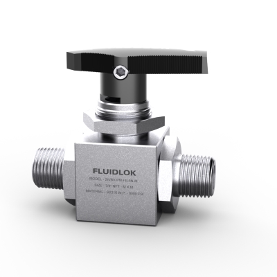 Panel Mount Ball Valve - NPT Male X NPT Male